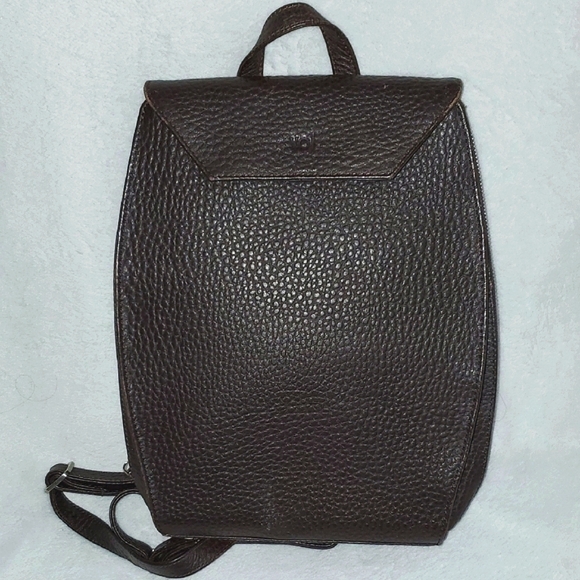Voi Pebbled Leather Backpack - Picture 1 of 14